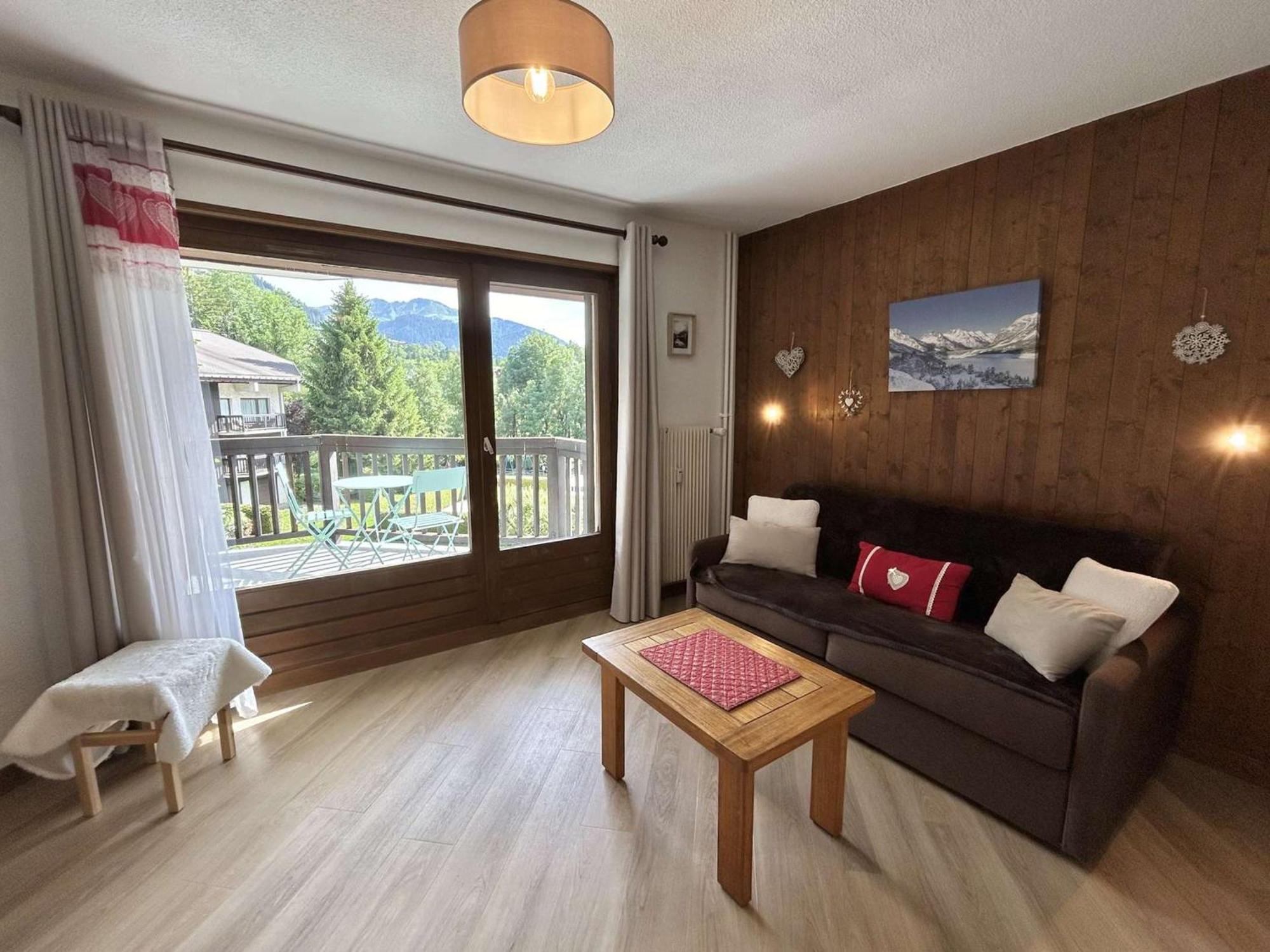 Studio Avec Piscine Chauffee, Tennis & Balcon - 4 Couchages A Megeve - Fr-1-597-14 Ngoại thất bức ảnh